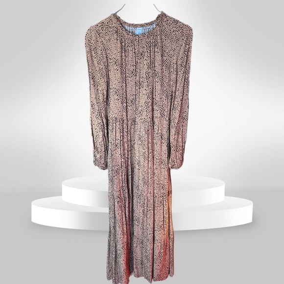 Old Navy Leopard Print Dress Mid-length - Picture 1 of 8